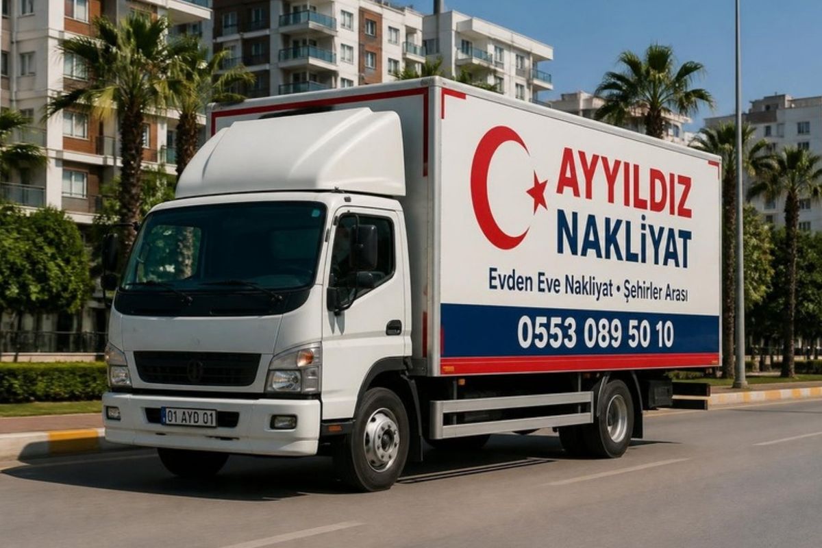 Ayyıldız Nakliyat Adana evden eve nakliyat kamyonu